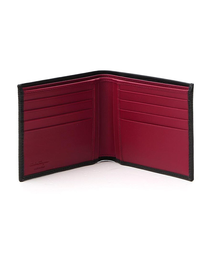 Ferragamo Revival Gancio Wallets And Card Holders In Black