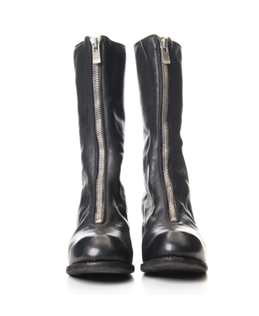 Guidi 40mm Zip-up Knee-length Boots In Black