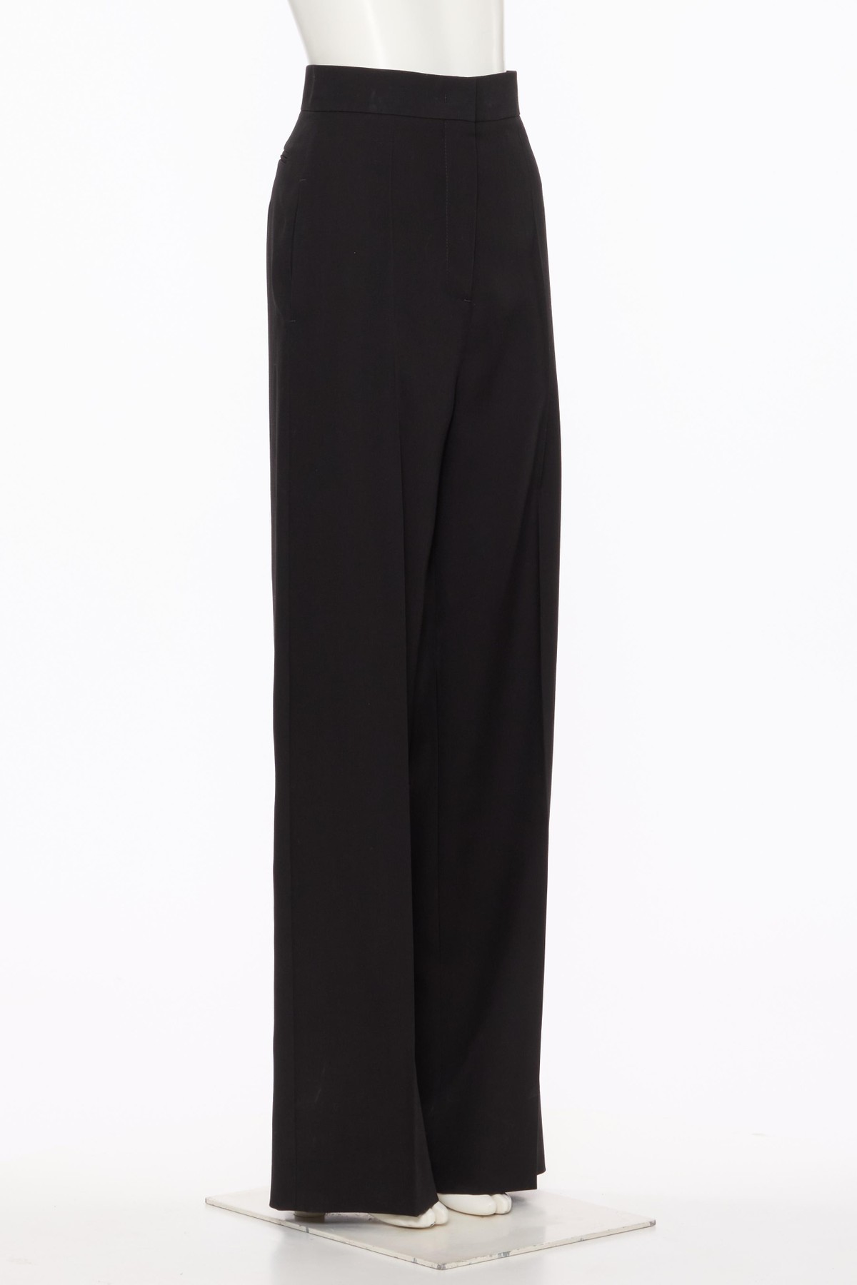 Valentino Straight Casual Pants In Black