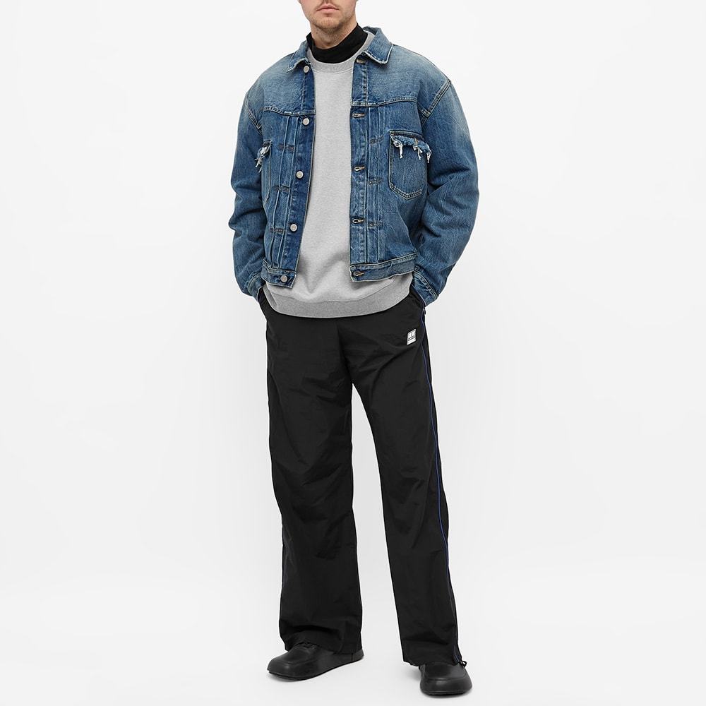 Ader Error Logo Round-necked Sweater In White