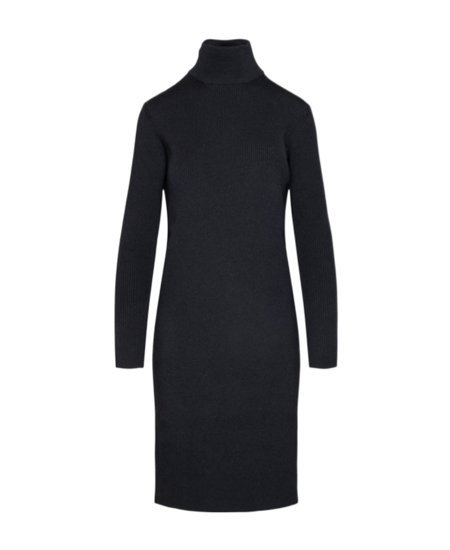 BOTTEGA VENETA HIGH-NECKED AND LONG-SLEEVED DRESS 