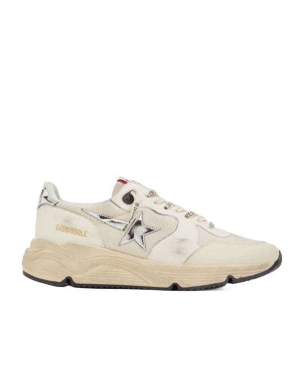 Golden Goose Running Sole Mixed Leather Sneakers