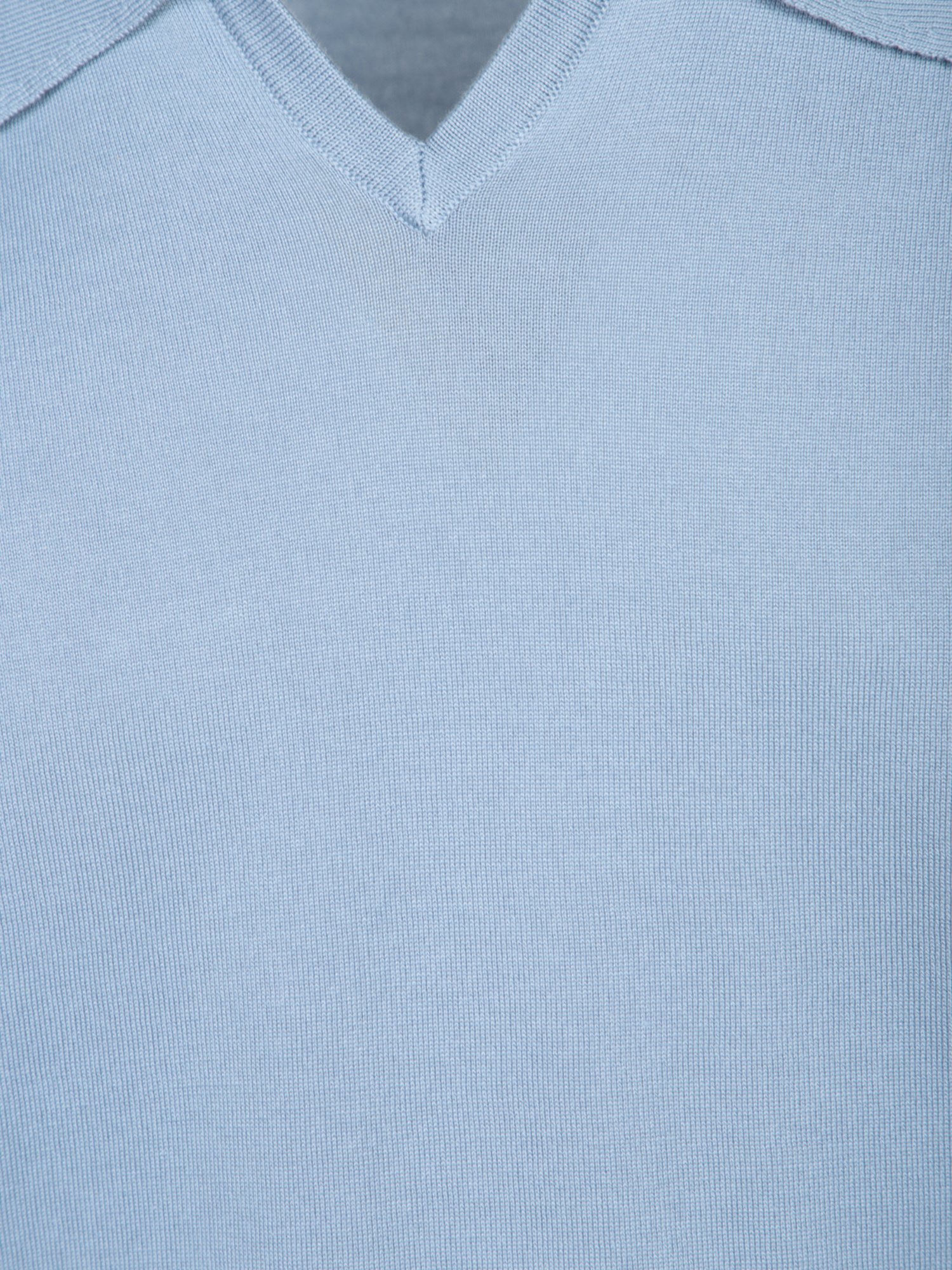 Brunello Cucinelli Sky Blue Polo Shirt In Blue