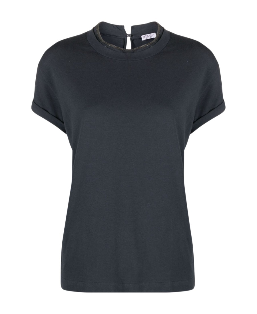 Brunello Cucinelli Short-sleeve T-shirt In Black