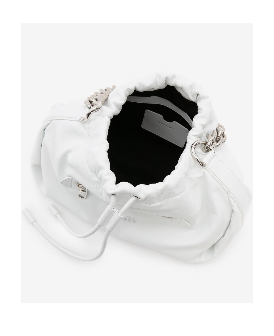 Alexander Mcqueen The-ball-bundle-bag In White