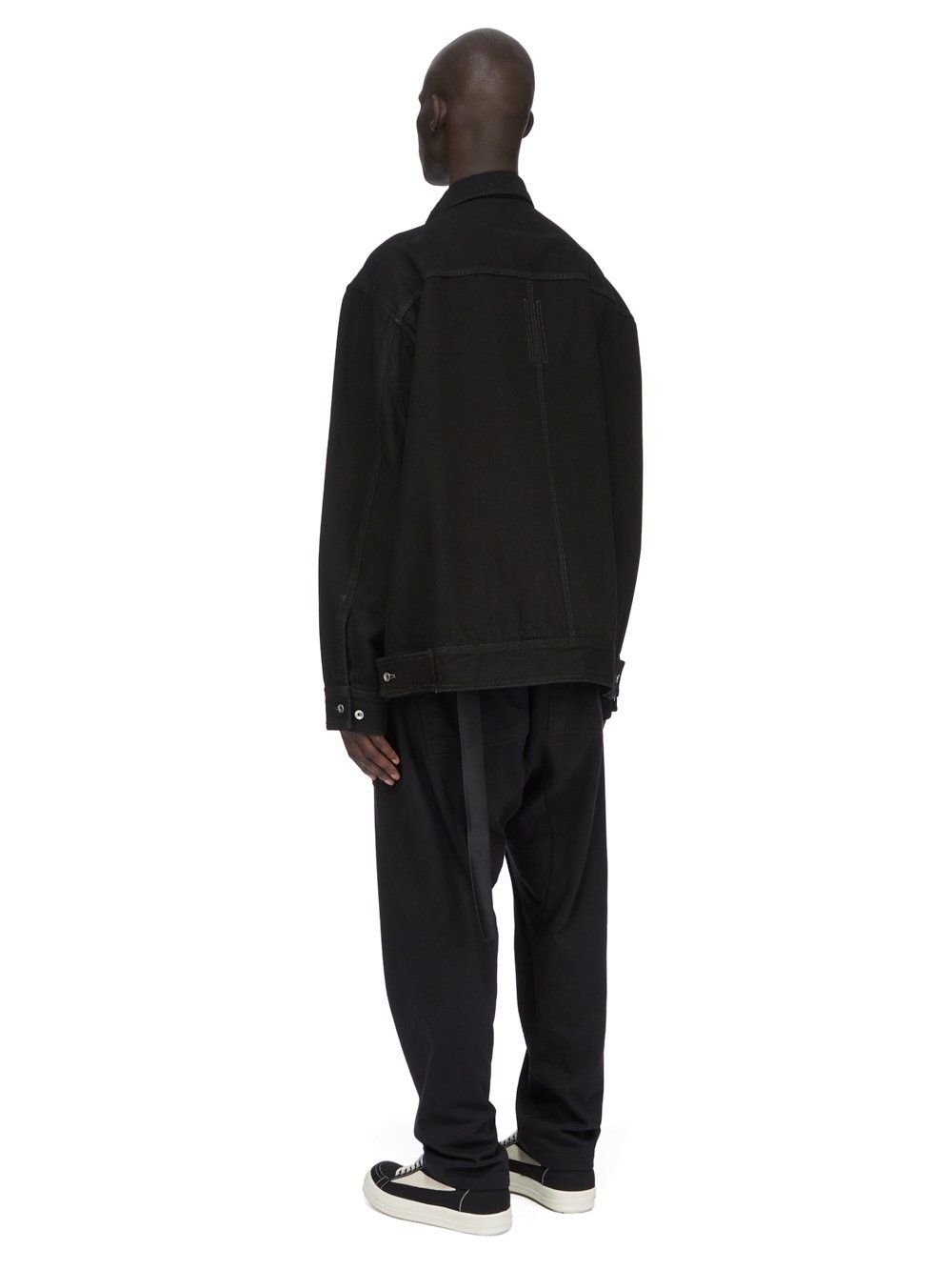 Rick Owens Drkshdw Sphinx Jumbo Worker Jacket In Black