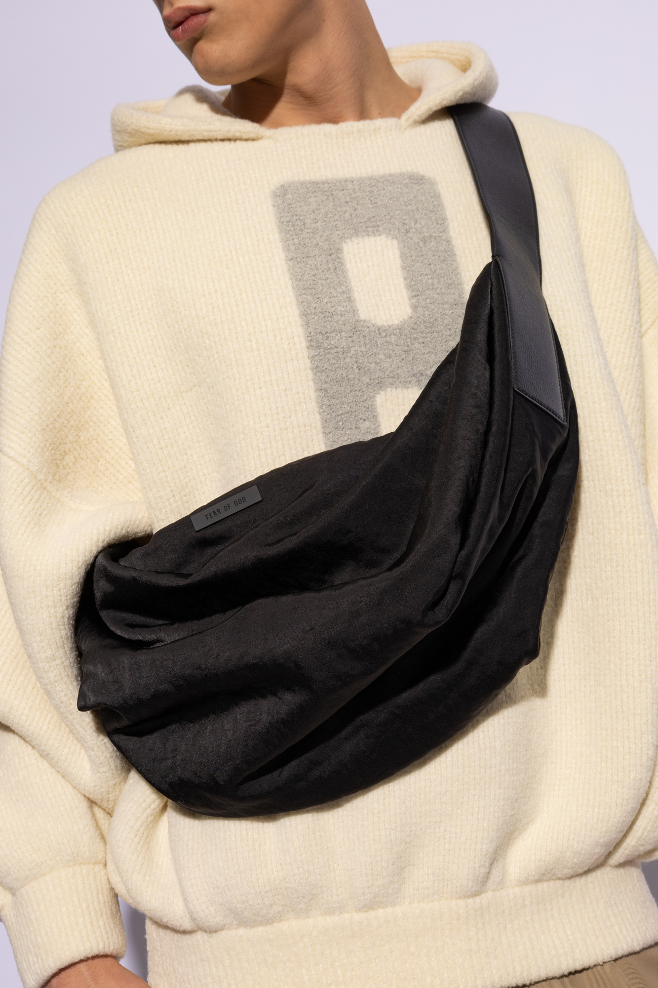 Fear Of God Black Tech Nylon Shell Bag In Black