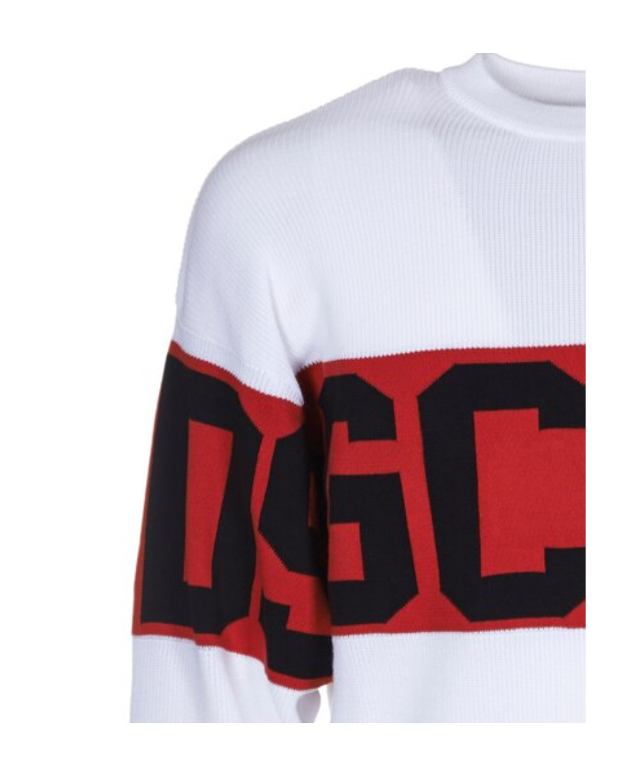 Gcds Oversized Logo Jumper In Red