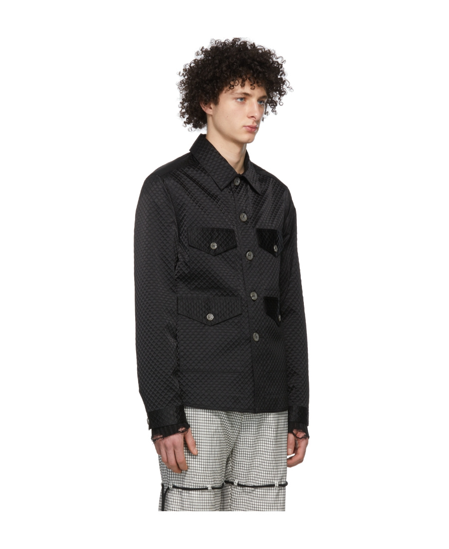 SONG FOR THE MUTE LOGO LAPEL LONG-SLEEVED CASUAL JACKET 