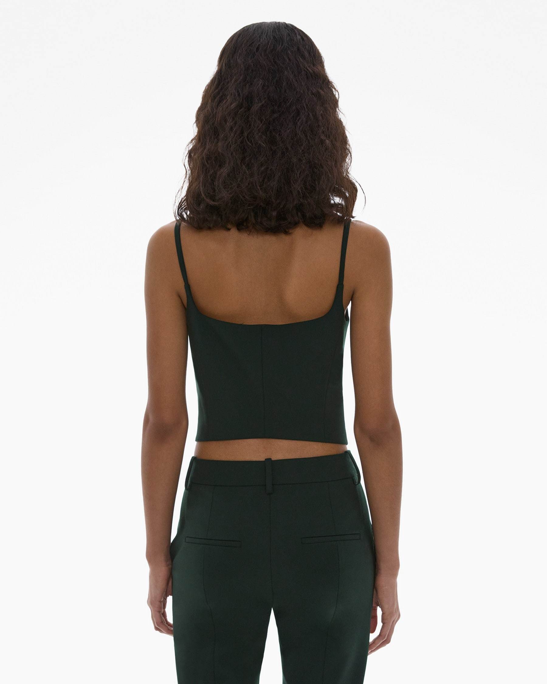 Helmut Lang Button-up Sleeveless Top