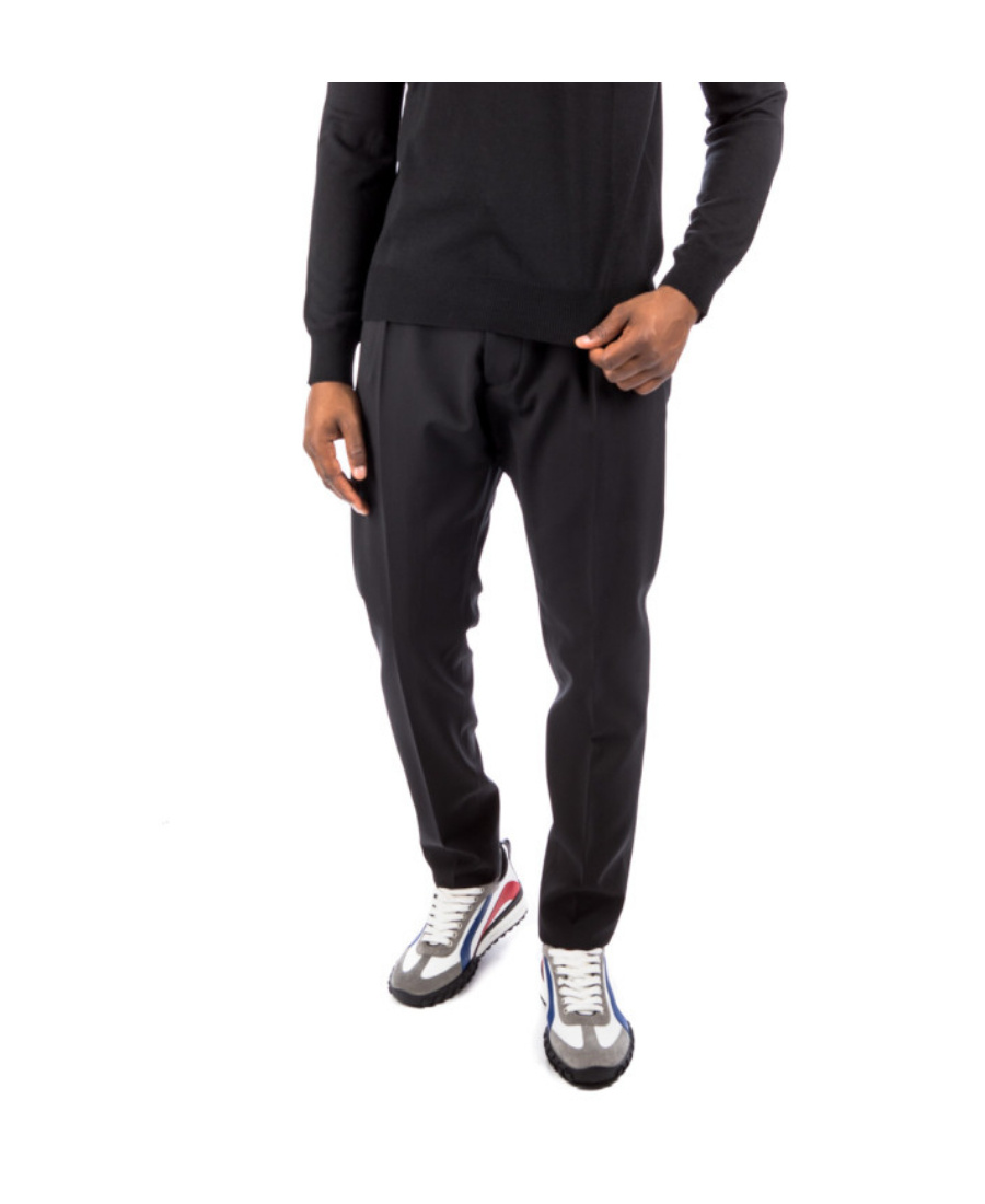 Dsquared2 Cropped Slim-cut Trousers In Black