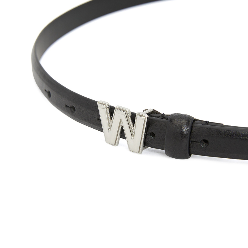 Weekend Max Mara Logo Belt In Black