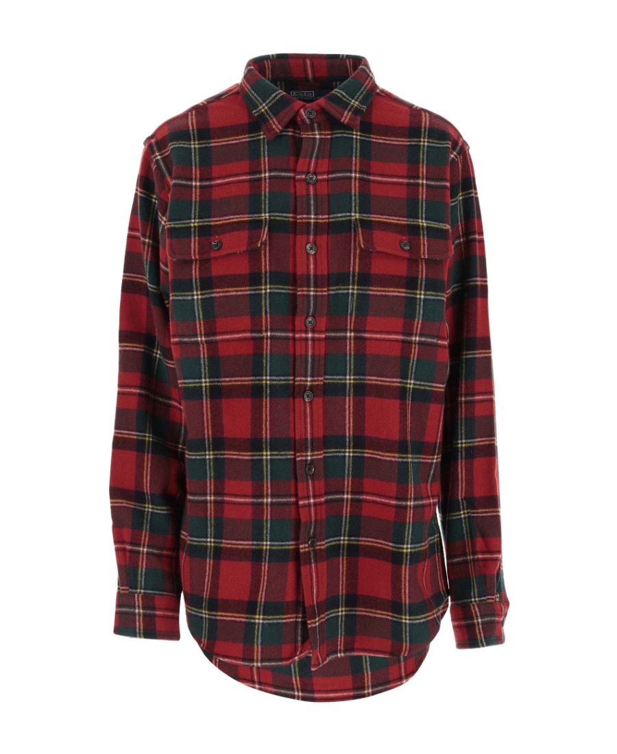 Polo Ralph Lauren Long Sleeve Sport Shirt In Brown