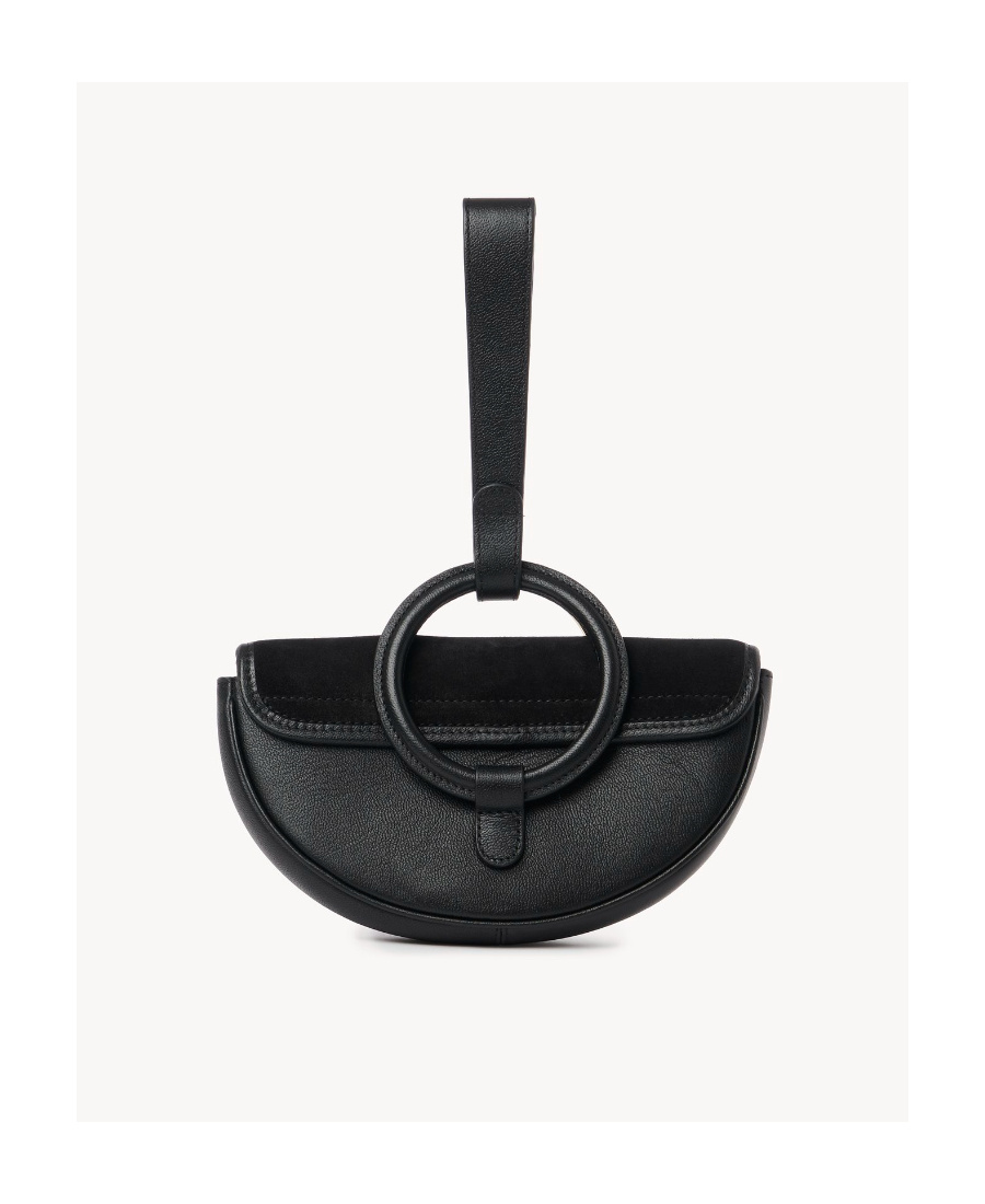 See By Chloé See By Chloe Mara Half Moon Wristlet In Black