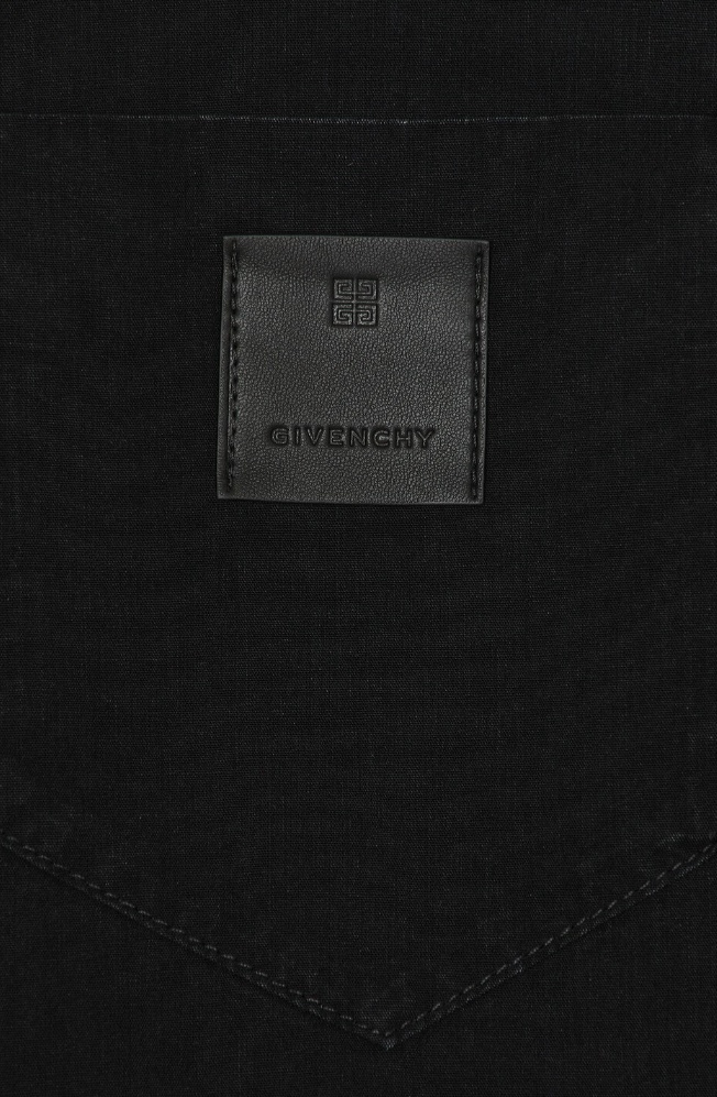 Givenchy Logo Short-sleeved Shirt In Black