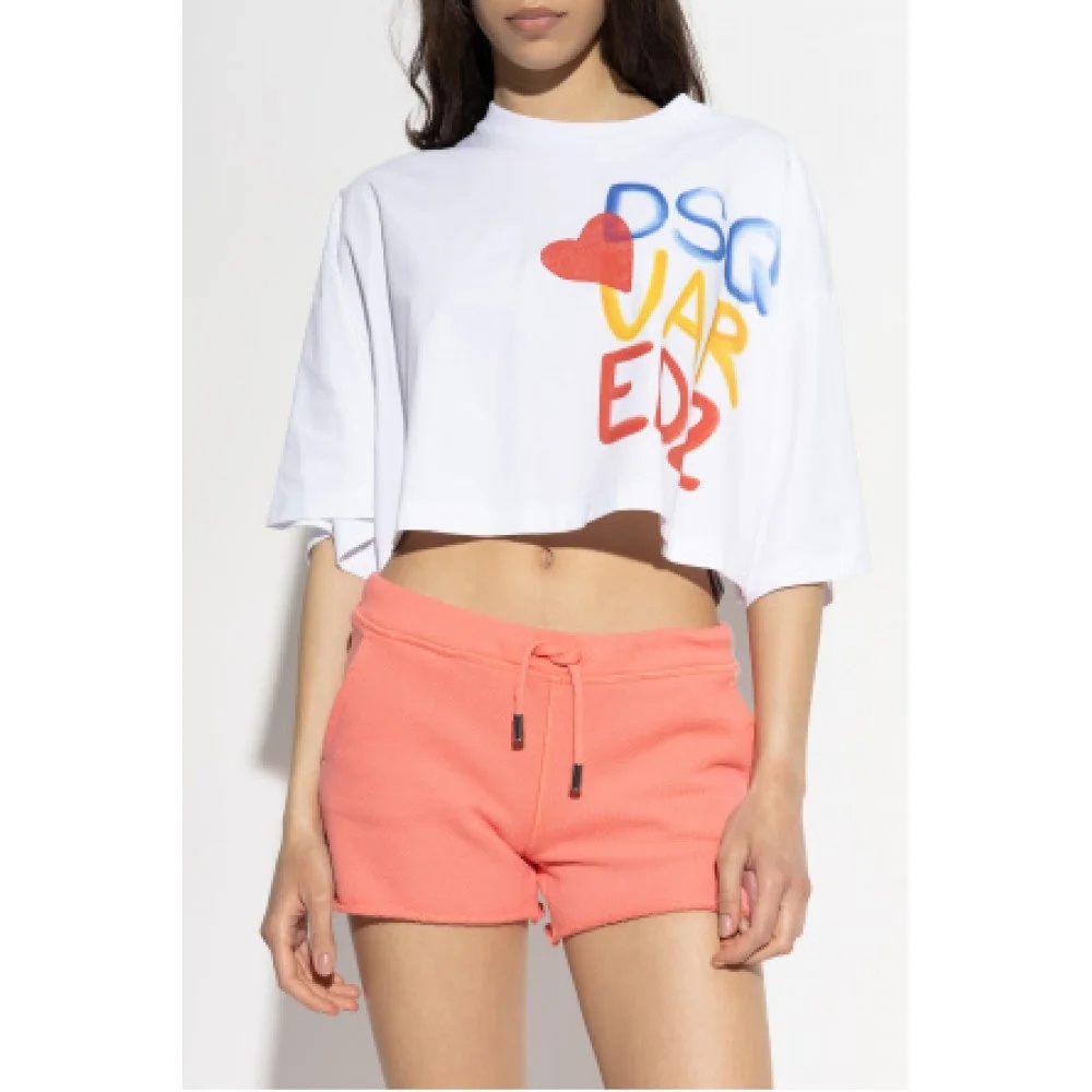 Dsquared2 Summer Lovers Gathered Relax Fit T-shirt