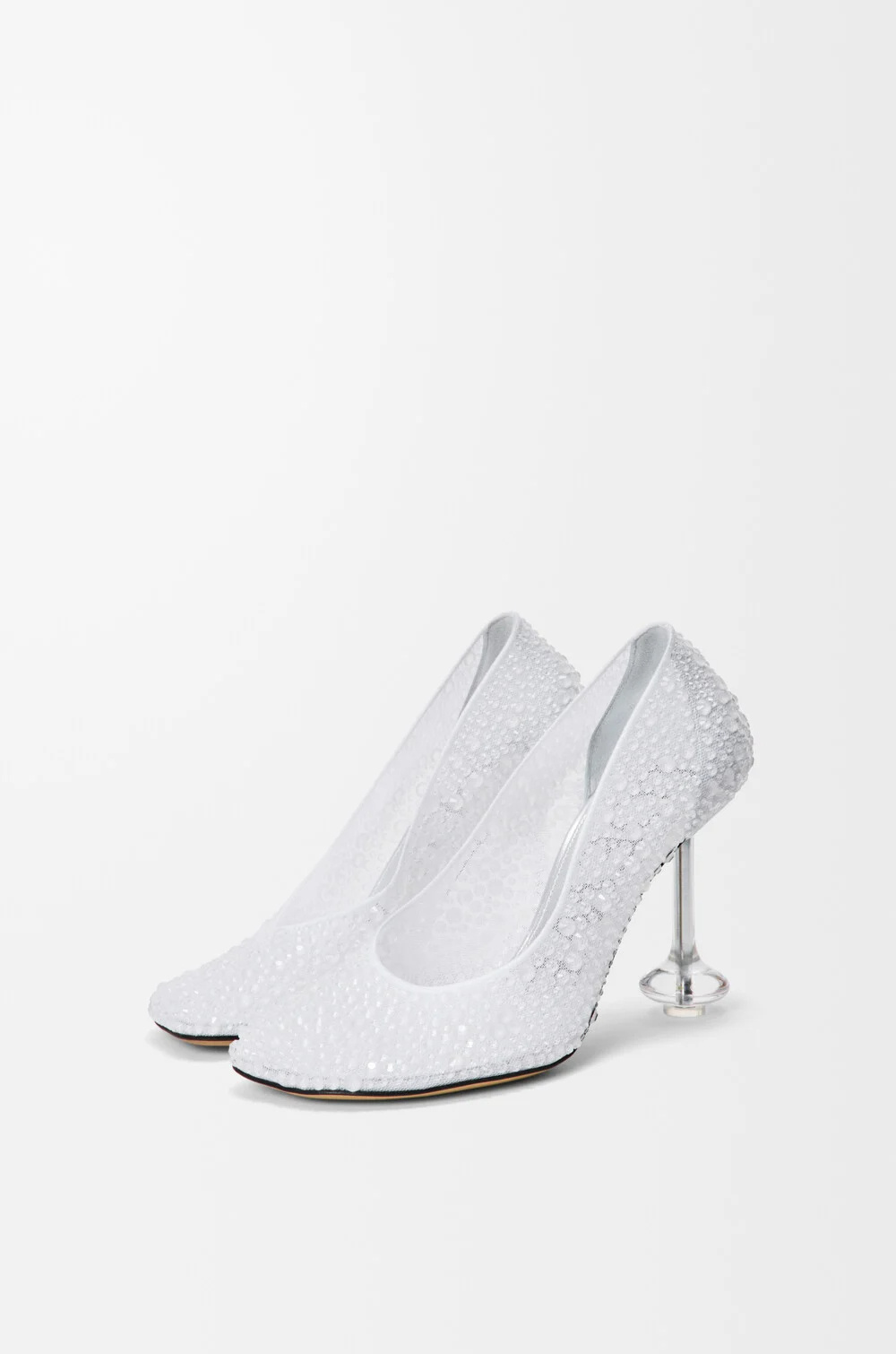 Loewe Square-toed High Heels In Transparent