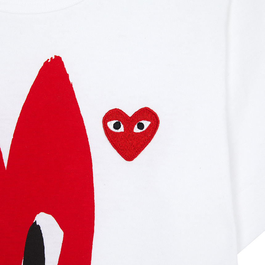 Comme Des Garçons Short-sleeved T-shirt In White