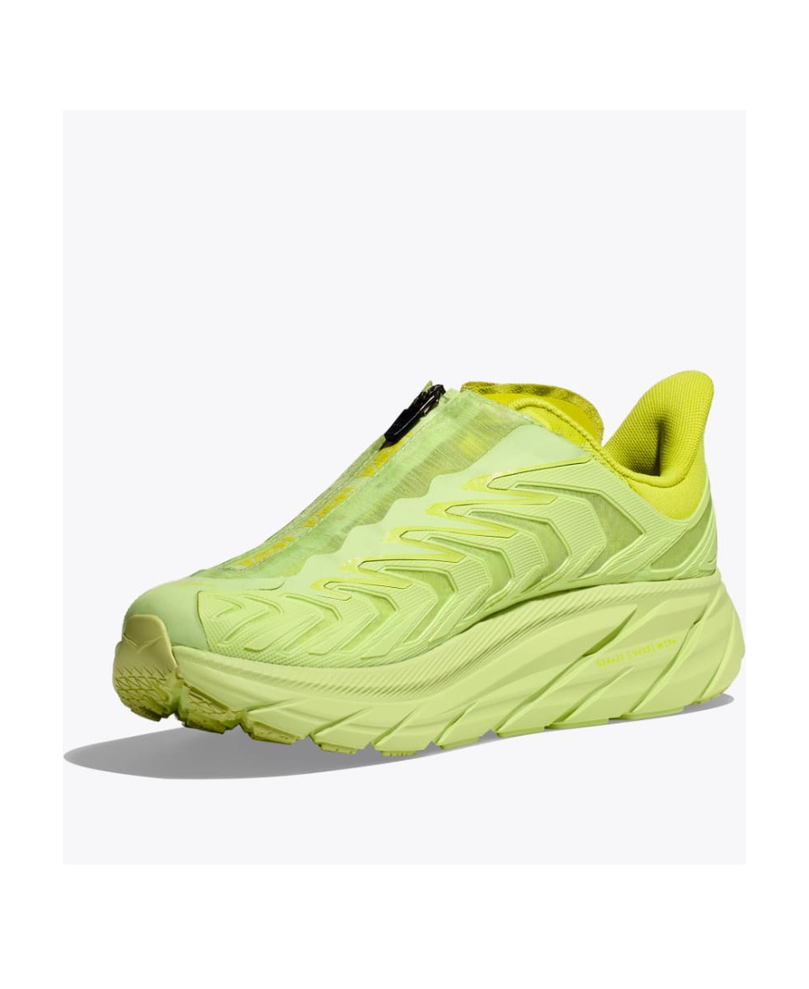 Hoka Zipper Closed Sneakers In Green