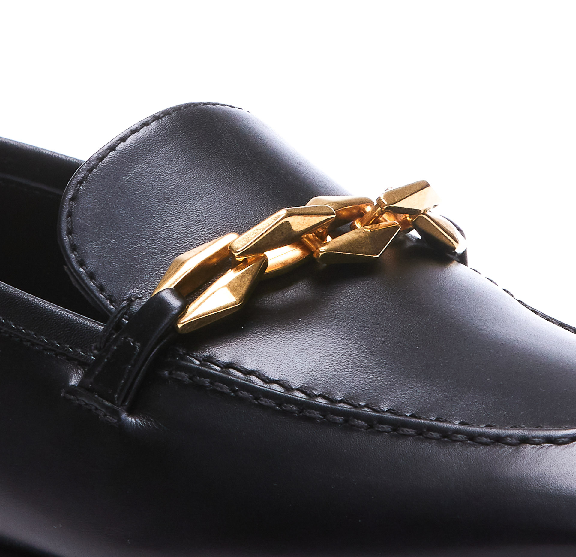 Jimmy Choo Diamond Tilda Chain-detail Loafers In Black