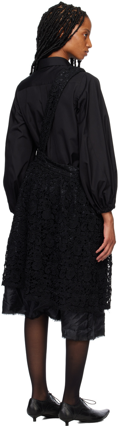 COMME DES GARÇONS FLORAL-LACE HIGH-WAISTED SKIRT