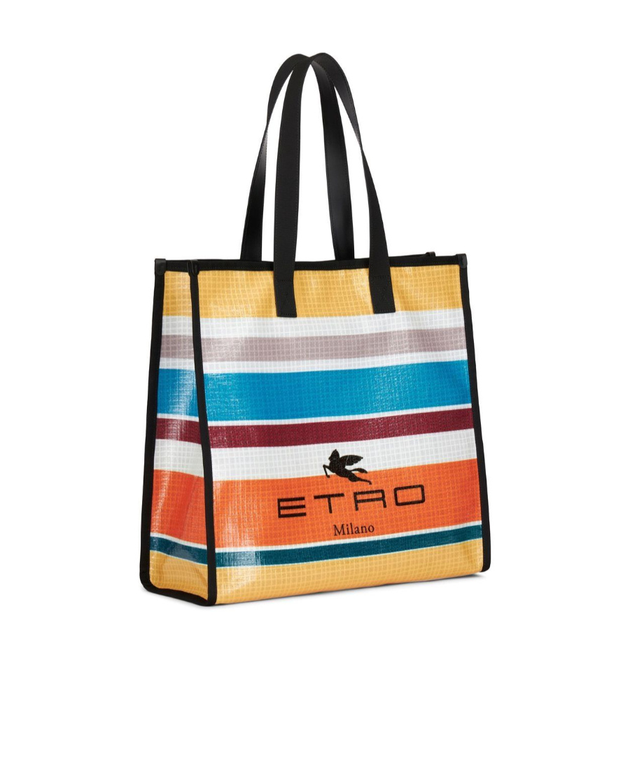 Etro Spice Glass Shopper Bag In Multicolor