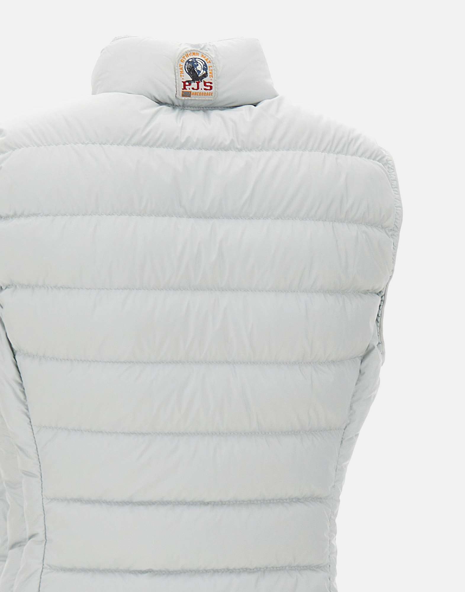 Parajumpers Zipper Down Vest In White