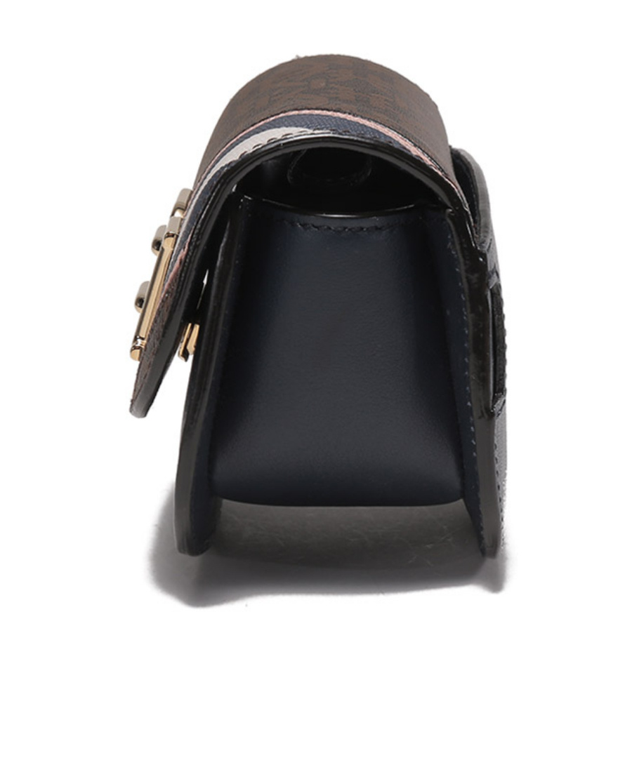 Bally Bag In Leather And Coated Cotton In Black