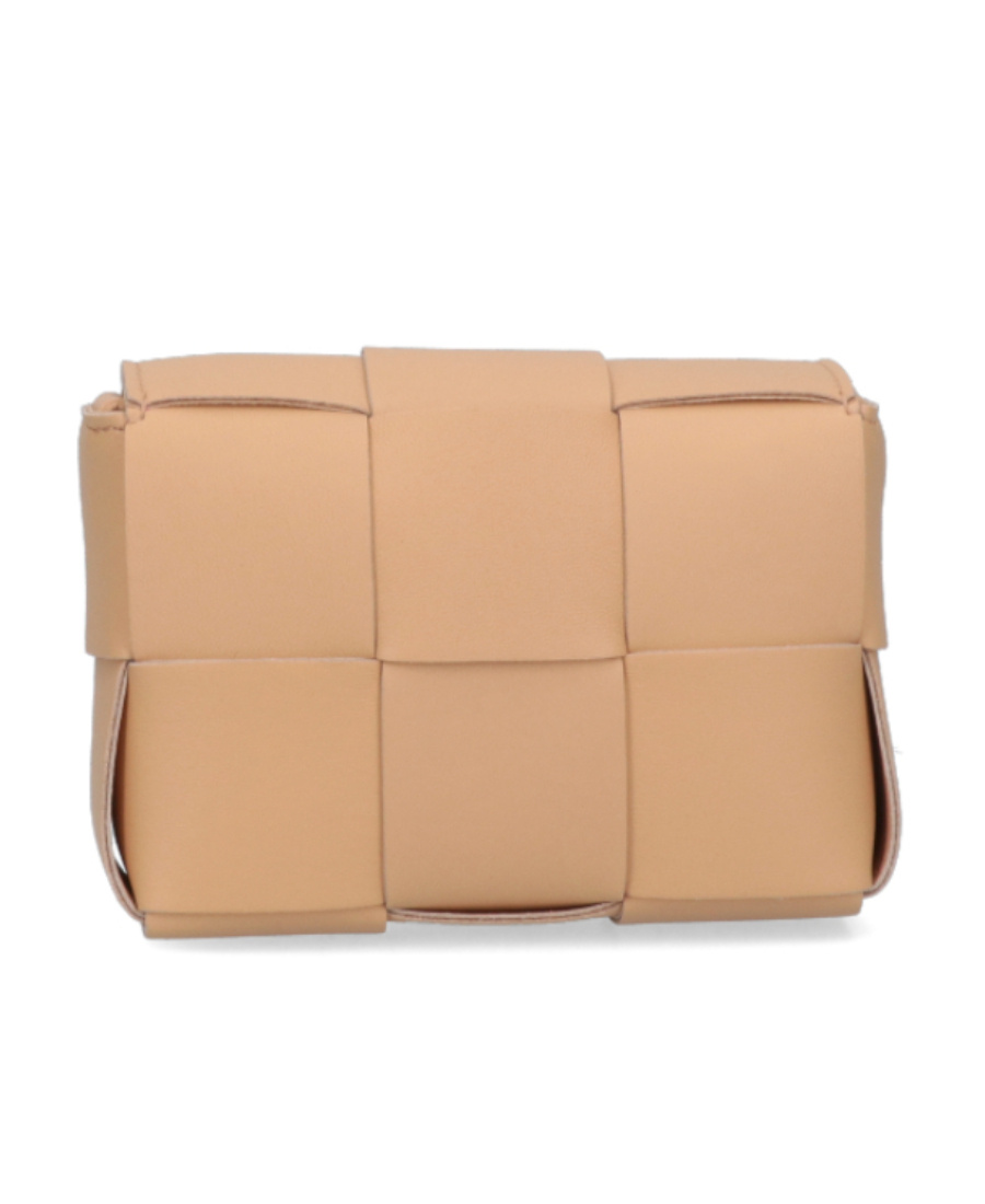 Shop Bottega Veneta Cassette Mini Bag In Nude