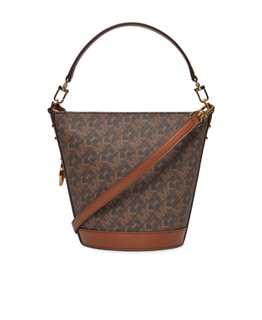 Michael Michael Kors Townsend Monogram Crossbody Bag In Gray