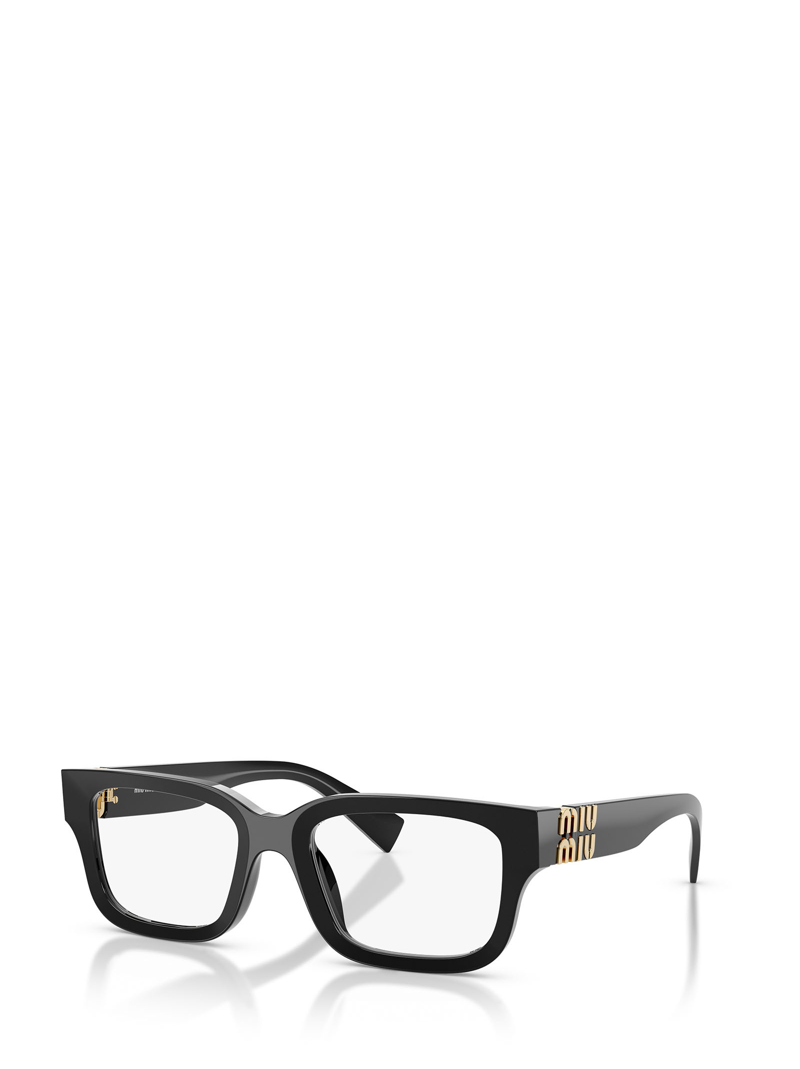 Miu Miu Full Frame Plain Mirror In Black