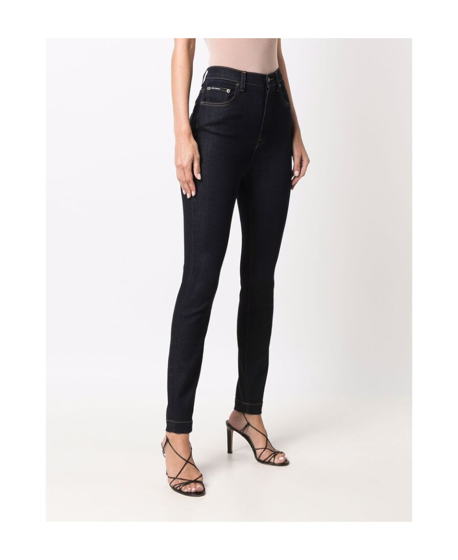 Shop Dolce & Gabbana Skinny-cut Jeans In Black