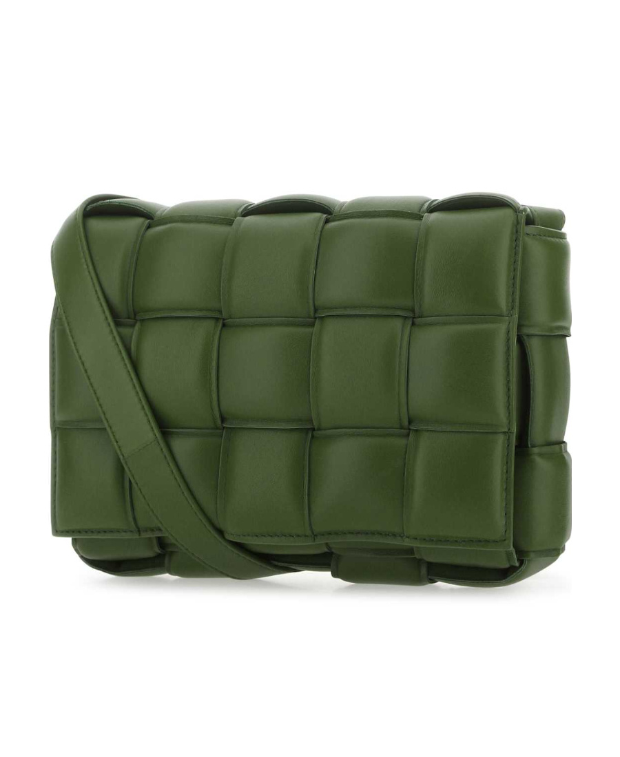 Bottega Veneta Green Small Padded Cassette Bag In Green