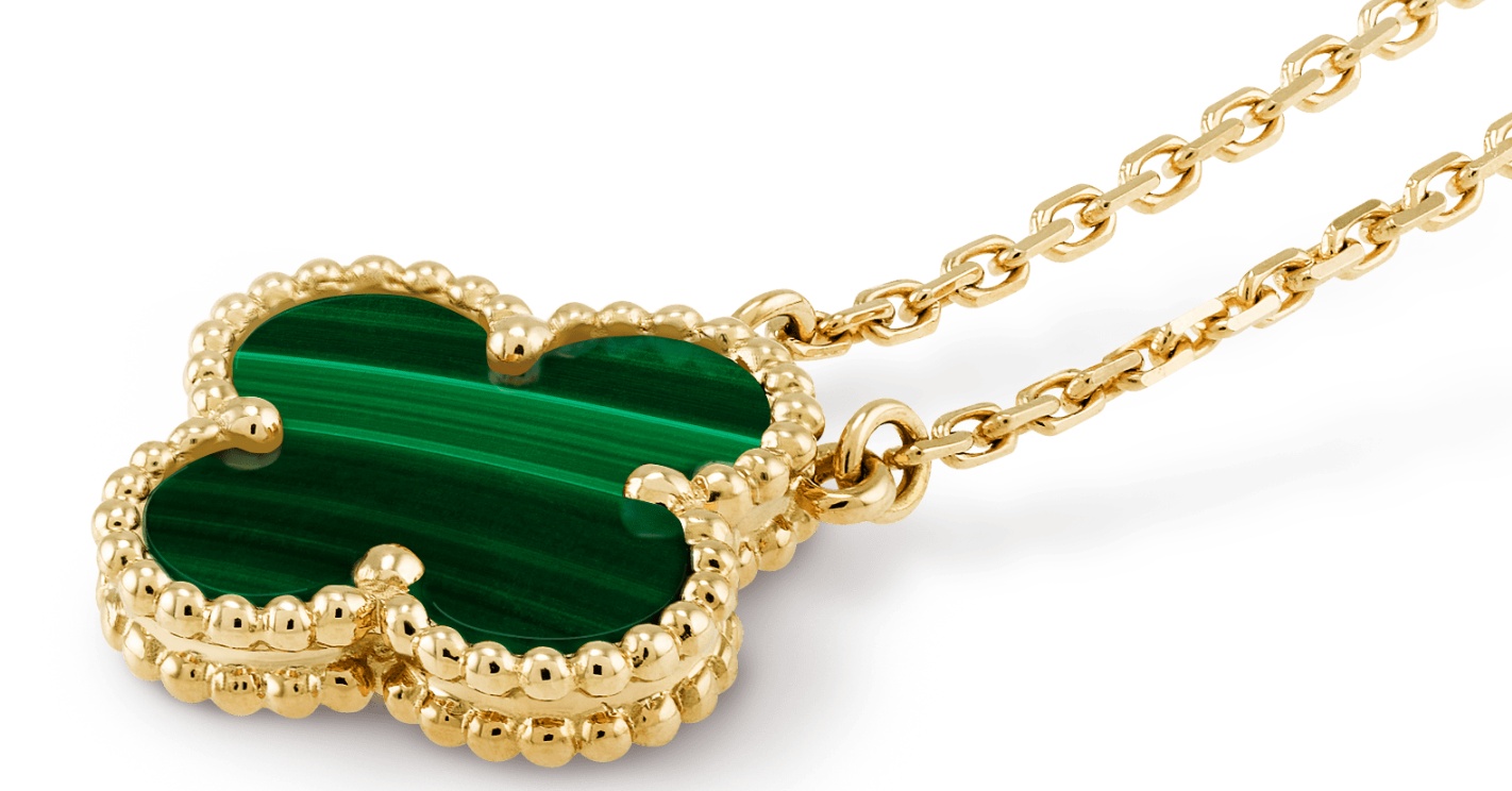 Van Cleef & Arpels Four-leaf Clover Necklace In Yellow