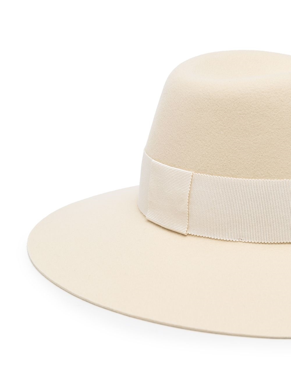 Maison Michel Henrietta Wool Felt Fedora Hat In Neutral