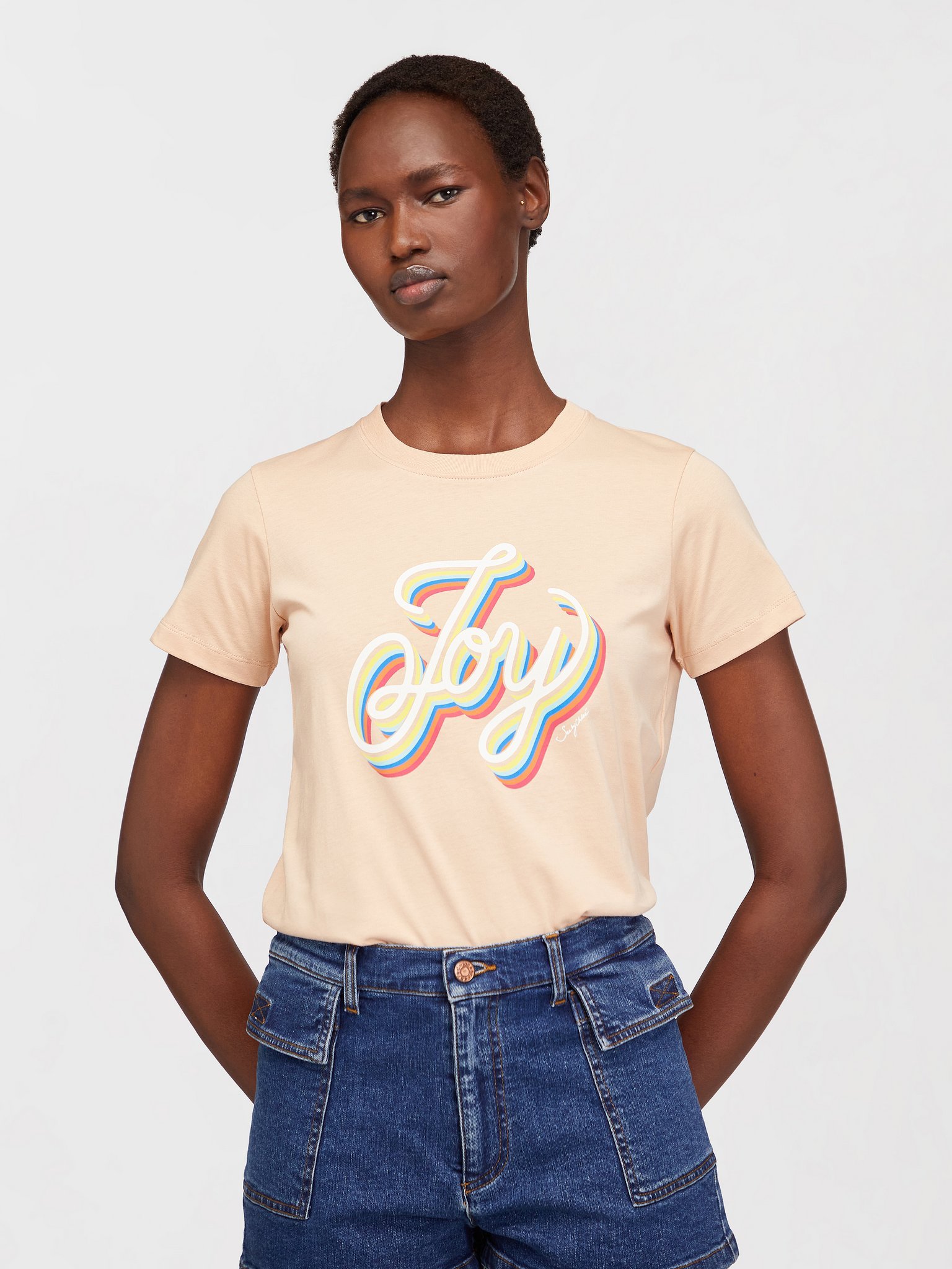 See By Chloé Item O-neck Short-sleeved T-shirt In Nude
