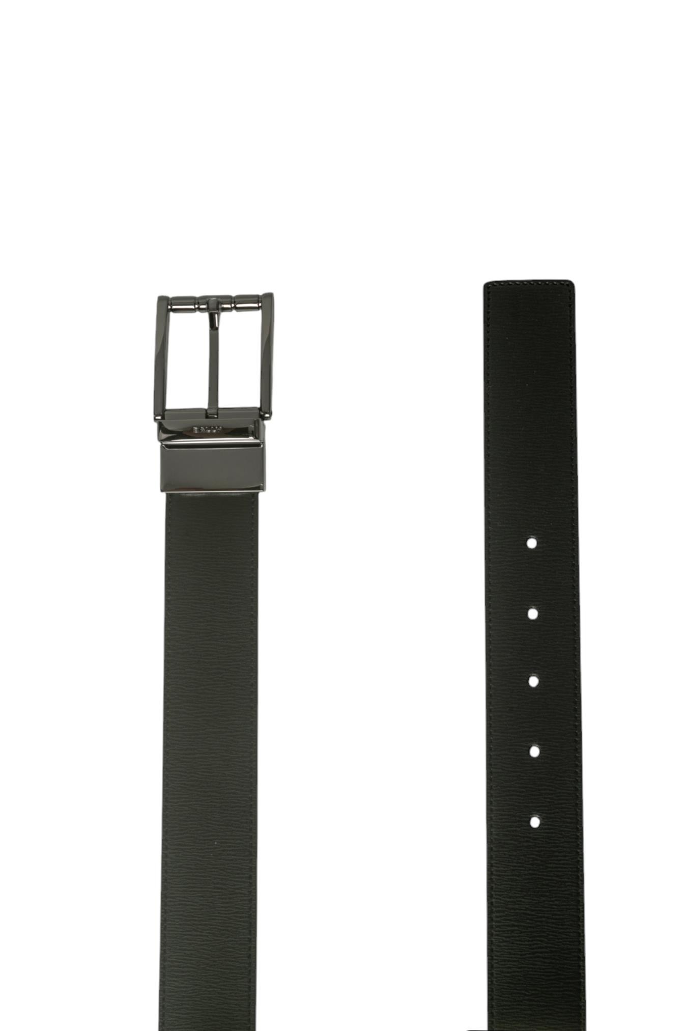 Bally Classic Rectangle Belt In Black