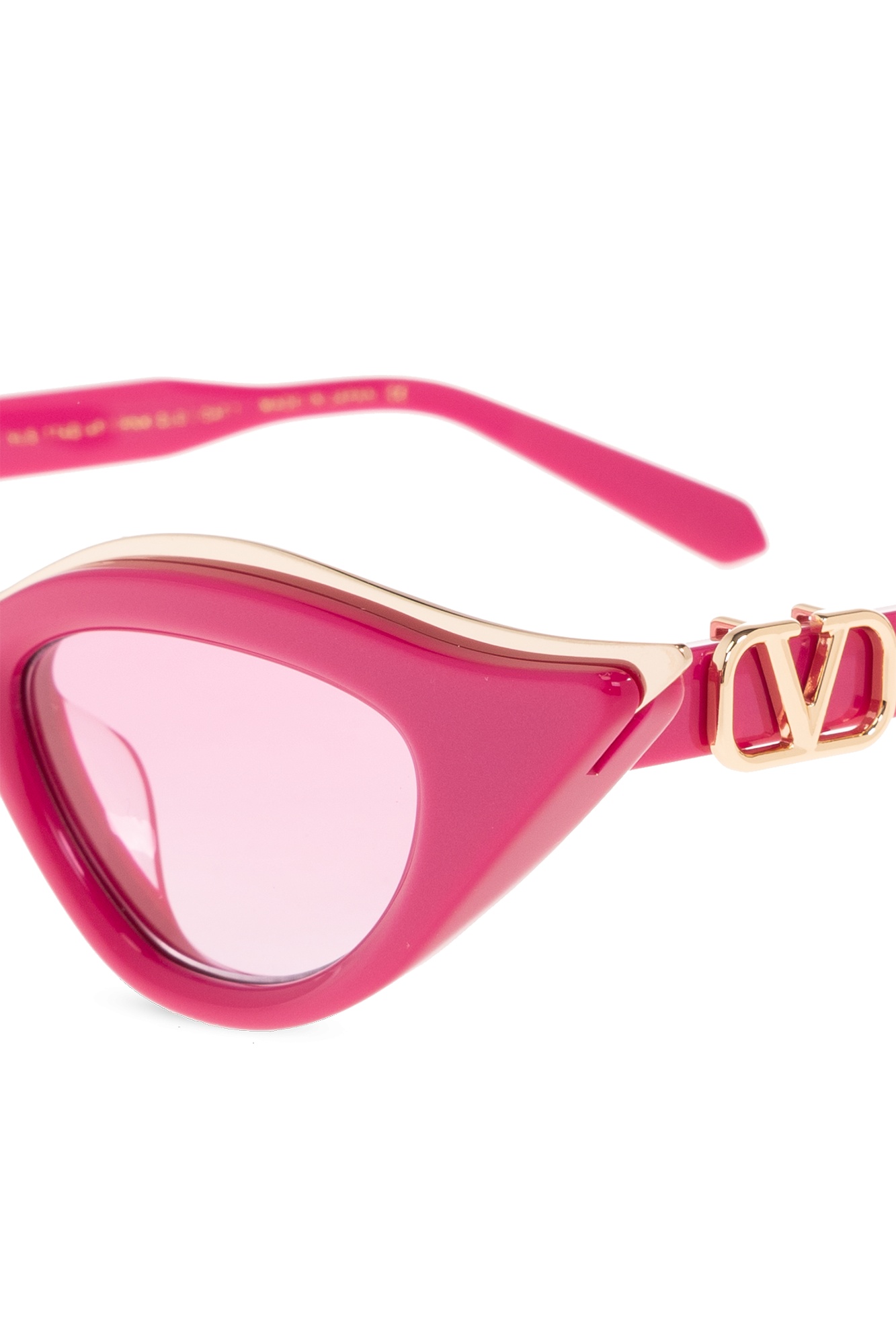 Valentino Eyewear Cat-eye Frame Sunglasses In Pink