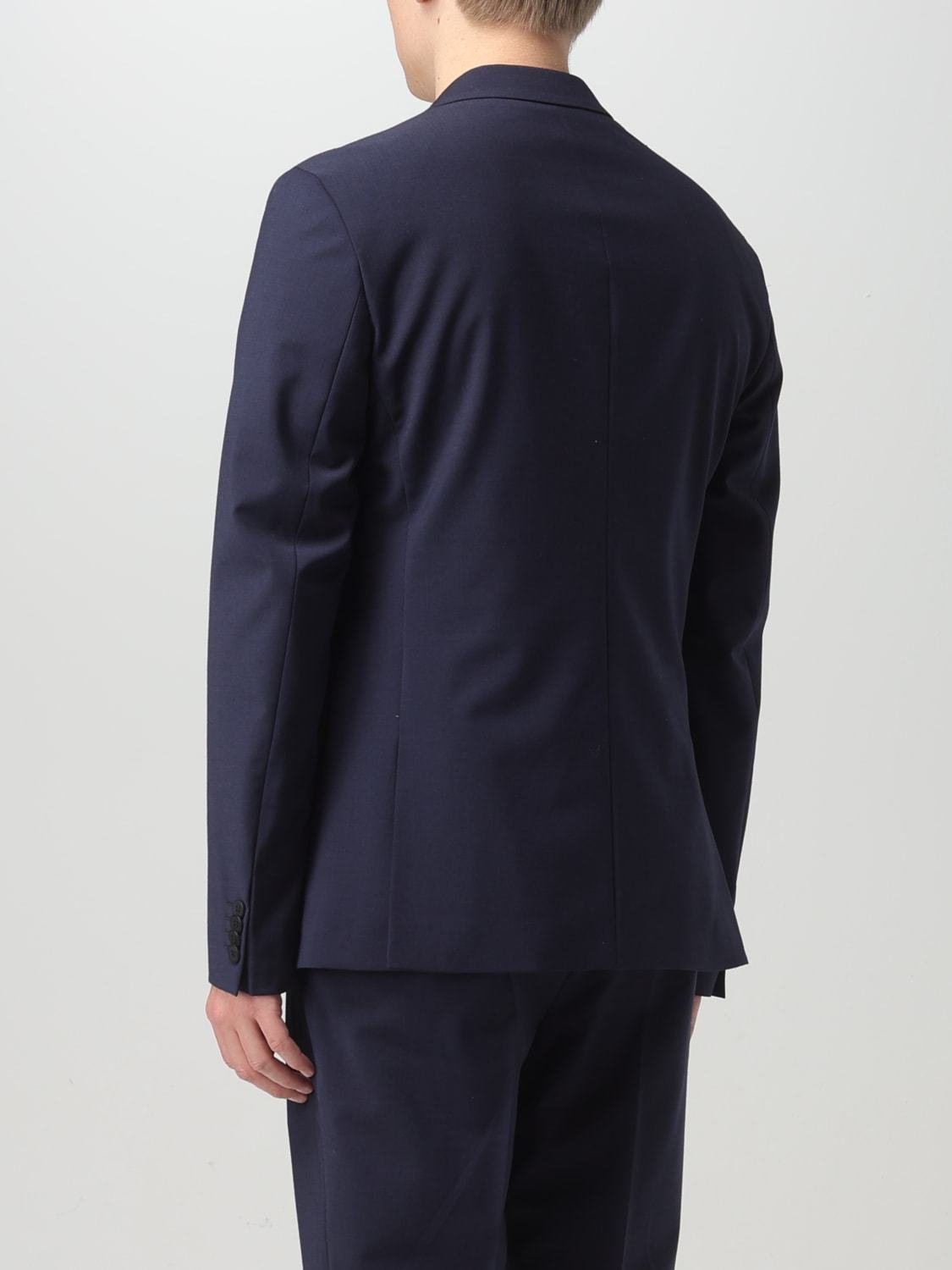 Calvin Klein Twill-weave Single-breasted Blazer In Black