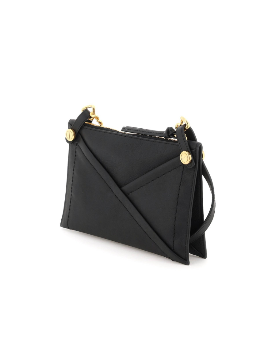 MULBERRY M ZIPPED LEATHER SHOULDER BAG