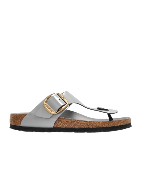 Birkenstock Gizeh Big Buckle Flip Flops In Gray