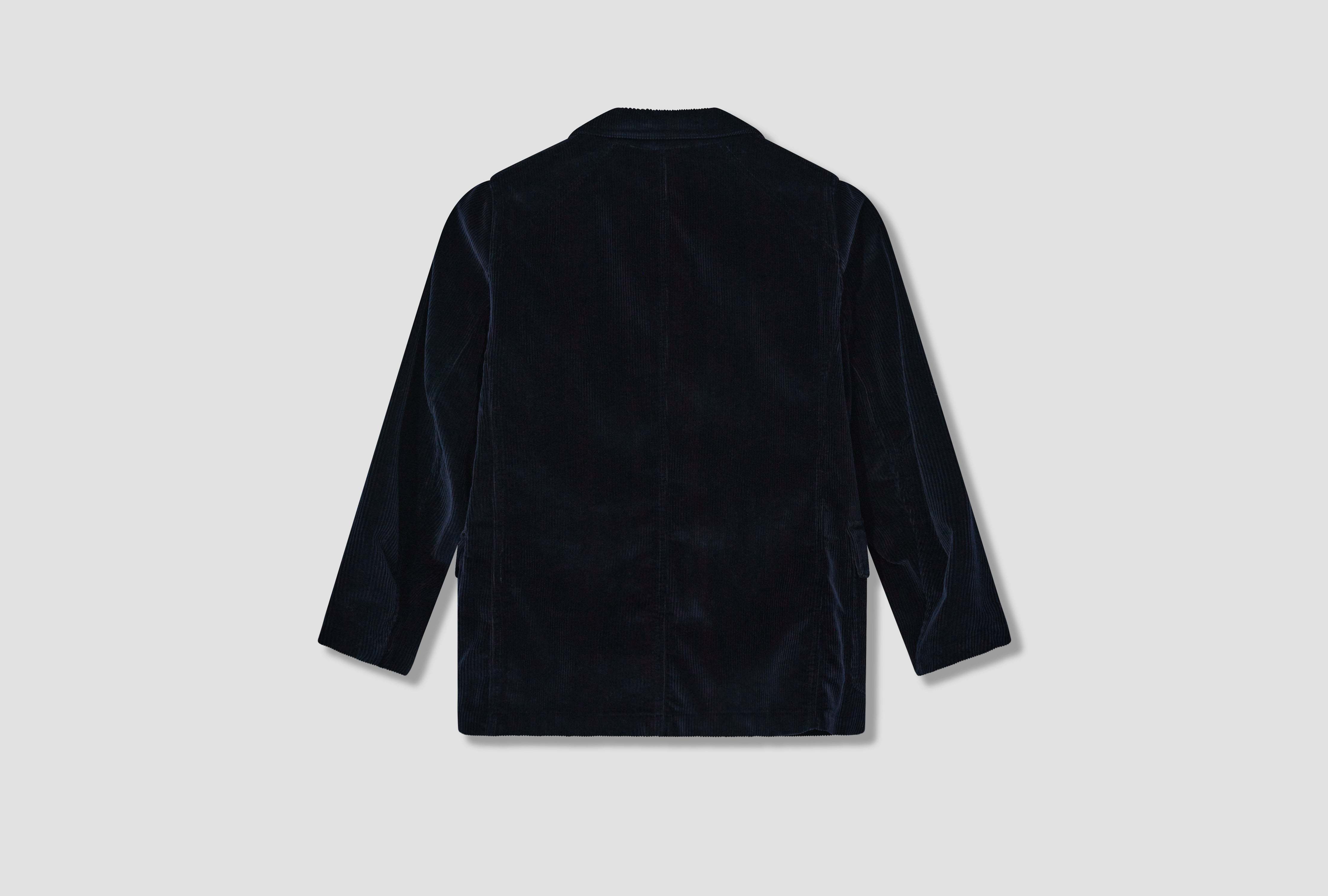 Drake's London Long-sleeved Suit Jacket In Blue