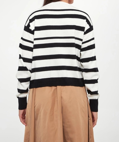 Twinset Striped Sweater In Multi