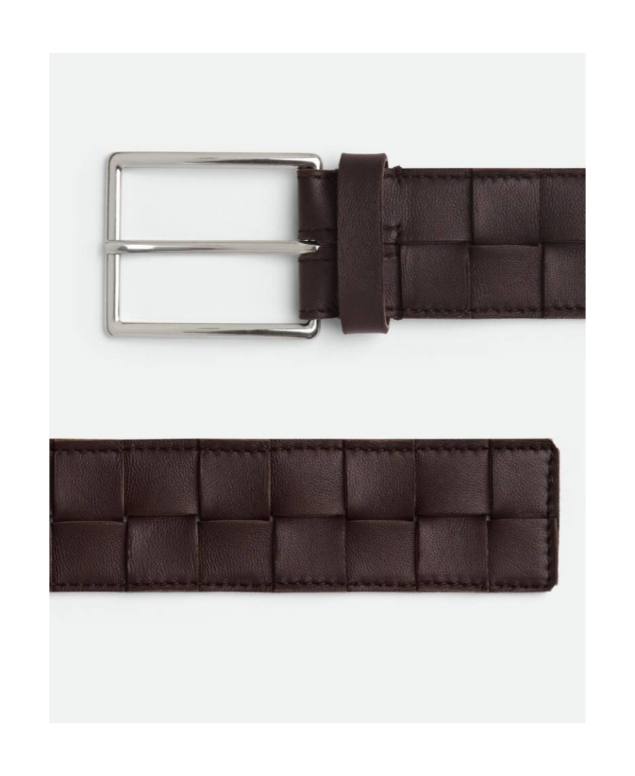 BOTTEGA VENETA LOGO WOVEN BELT