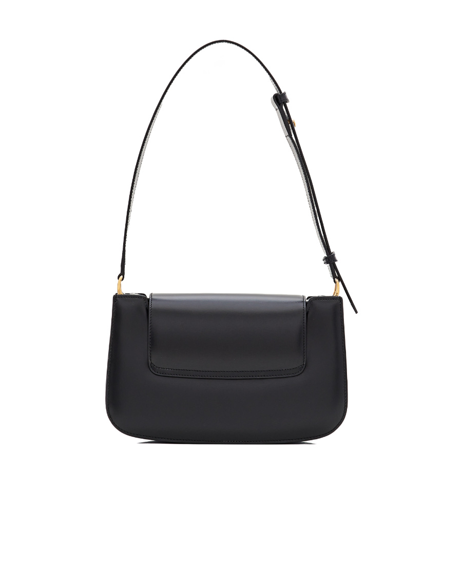 Ami Alexandre Mattiussi Adjustable Shoulder Strap Single Shoulder Bag In Black