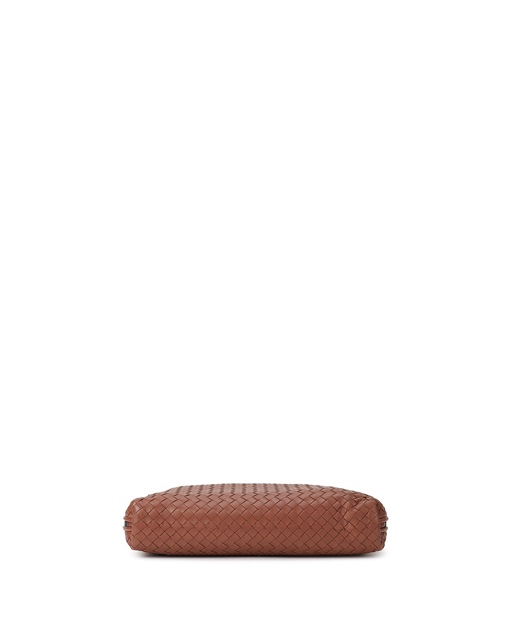 Bottega Veneta Woven Pattern Shoulder Bag In Brown
