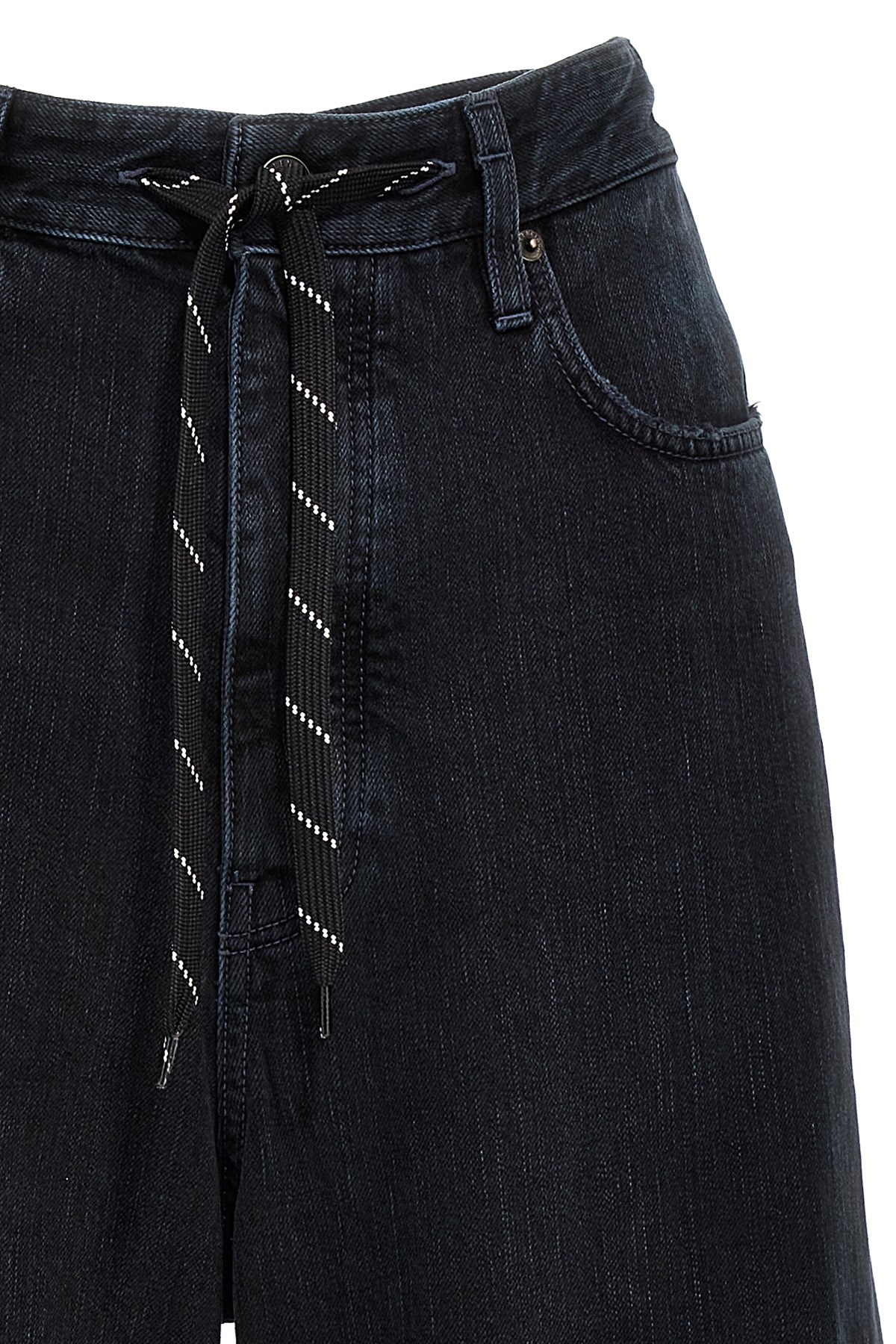Balenciaga Wide-leg Jeans In Black