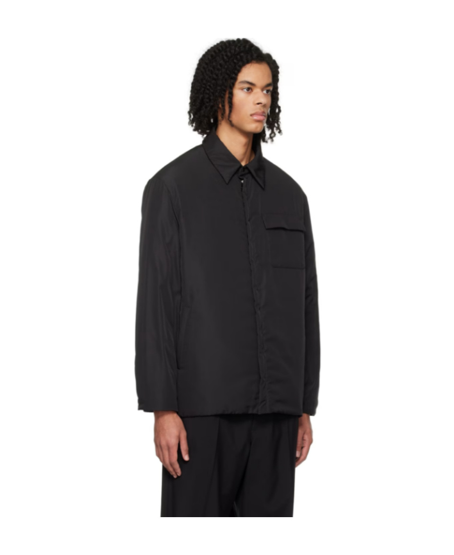 Valentino Black Toile Iconographe Reversible Shirt In Black