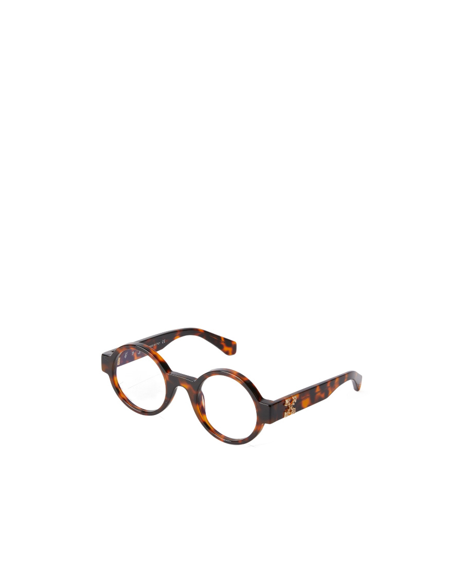 Off-white Style 3 Round-frame Tortoiseshell Glasses In Black