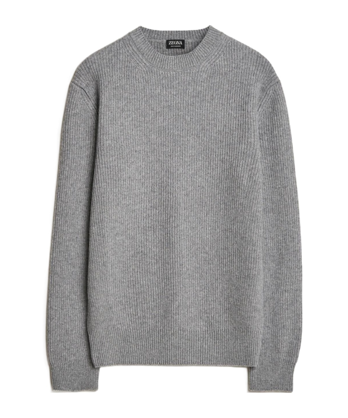 Zegna Oasi Cashmere Man Sweater Grey Size 40 Cashmere In Gray